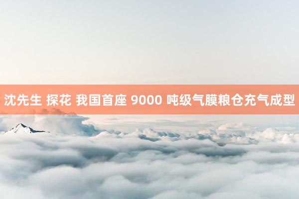 沈先生 探花 我国首座 9000 吨级气膜粮仓充气成型
